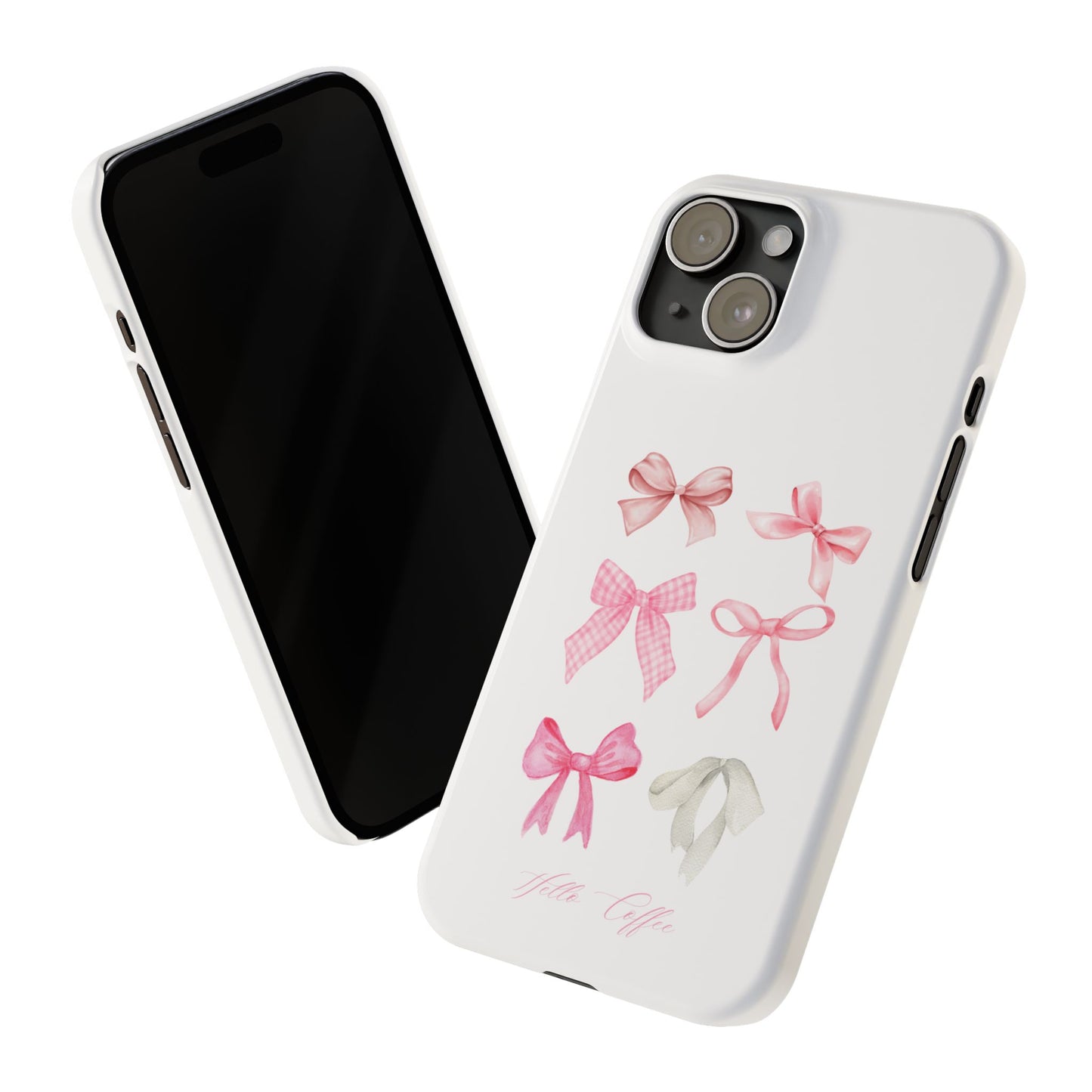 Hello Coffee Bows Case