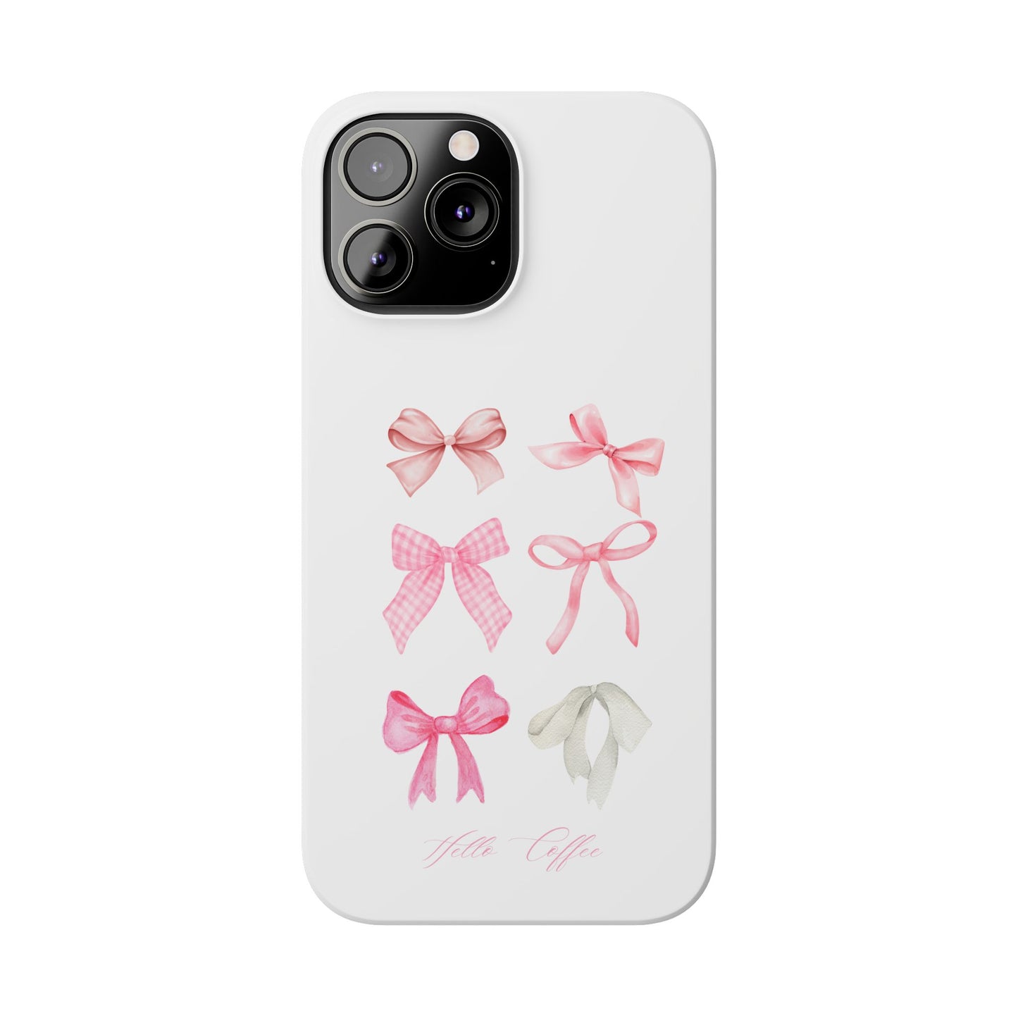 Hello Coffee Bows Case