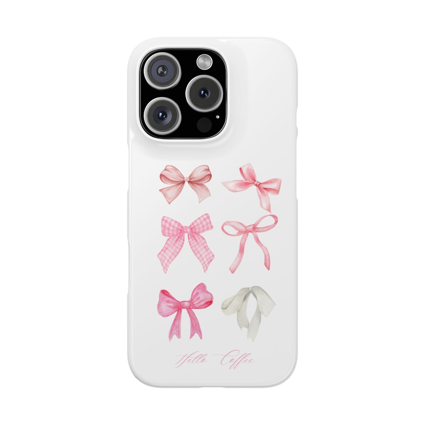 Hello Coffee Bows Case