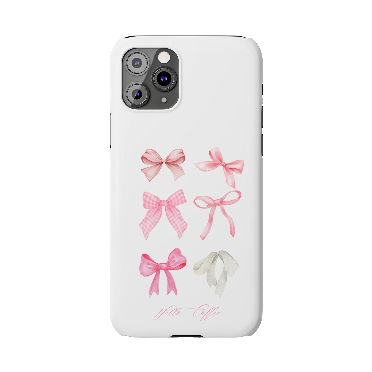 Hello Coffee Bows Case