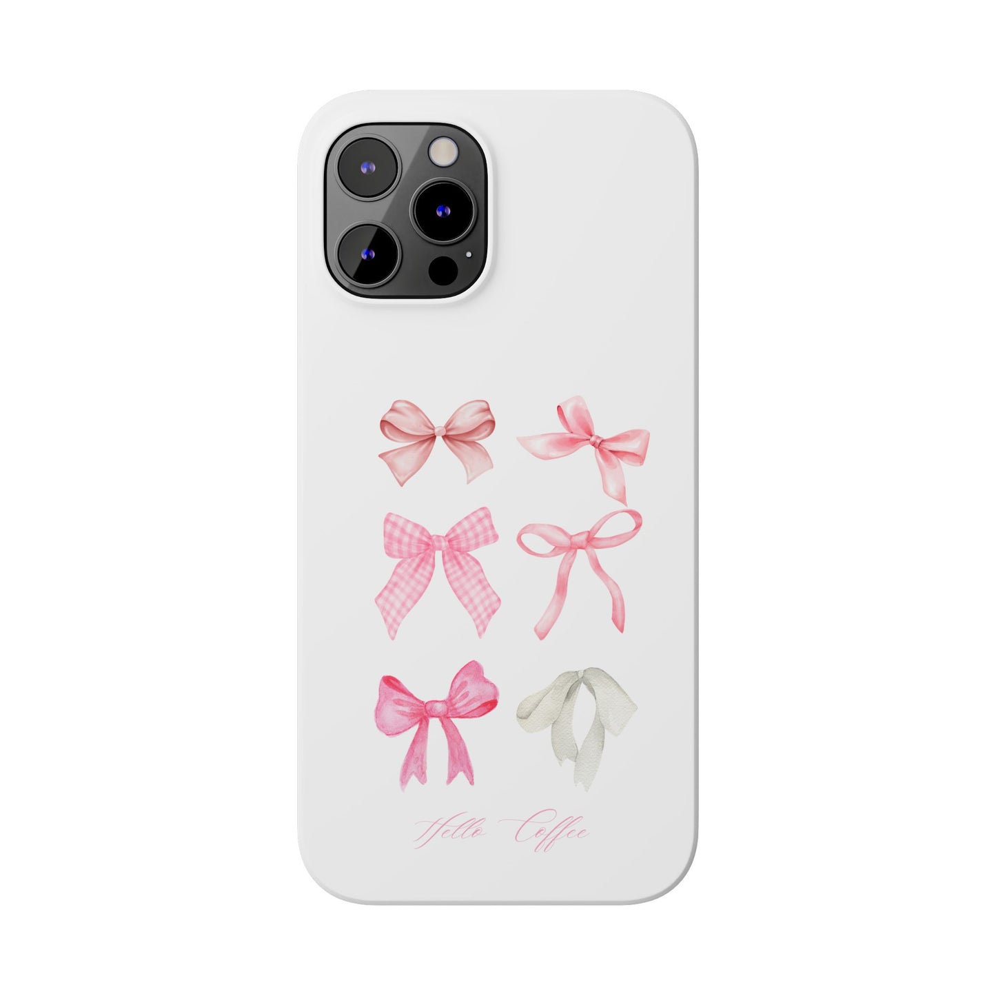 Hello Coffee Bows Case