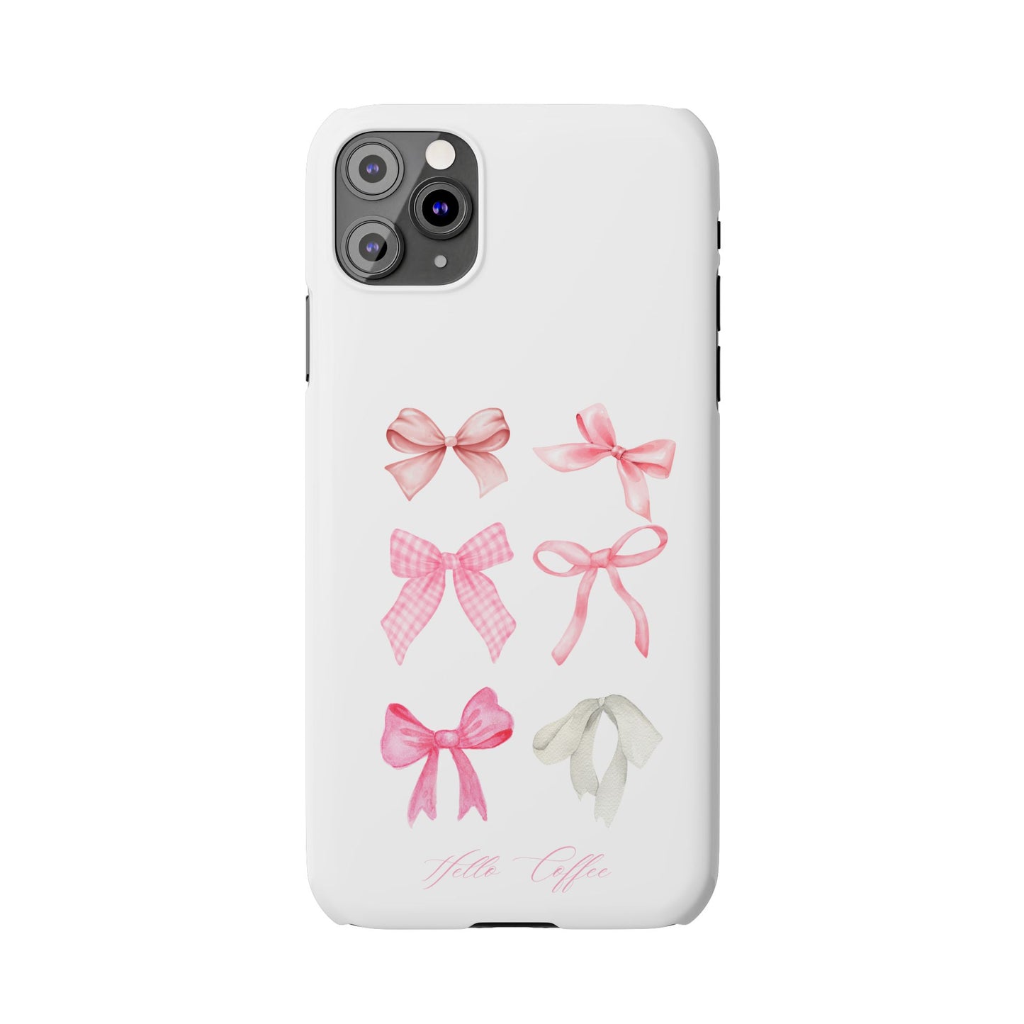 Hello Coffee Bows Case