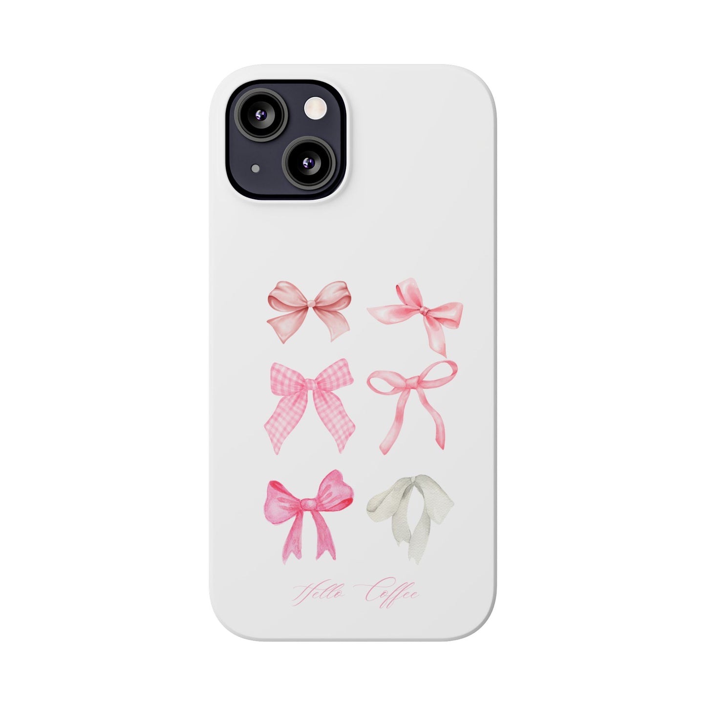 Hello Coffee Bows Case