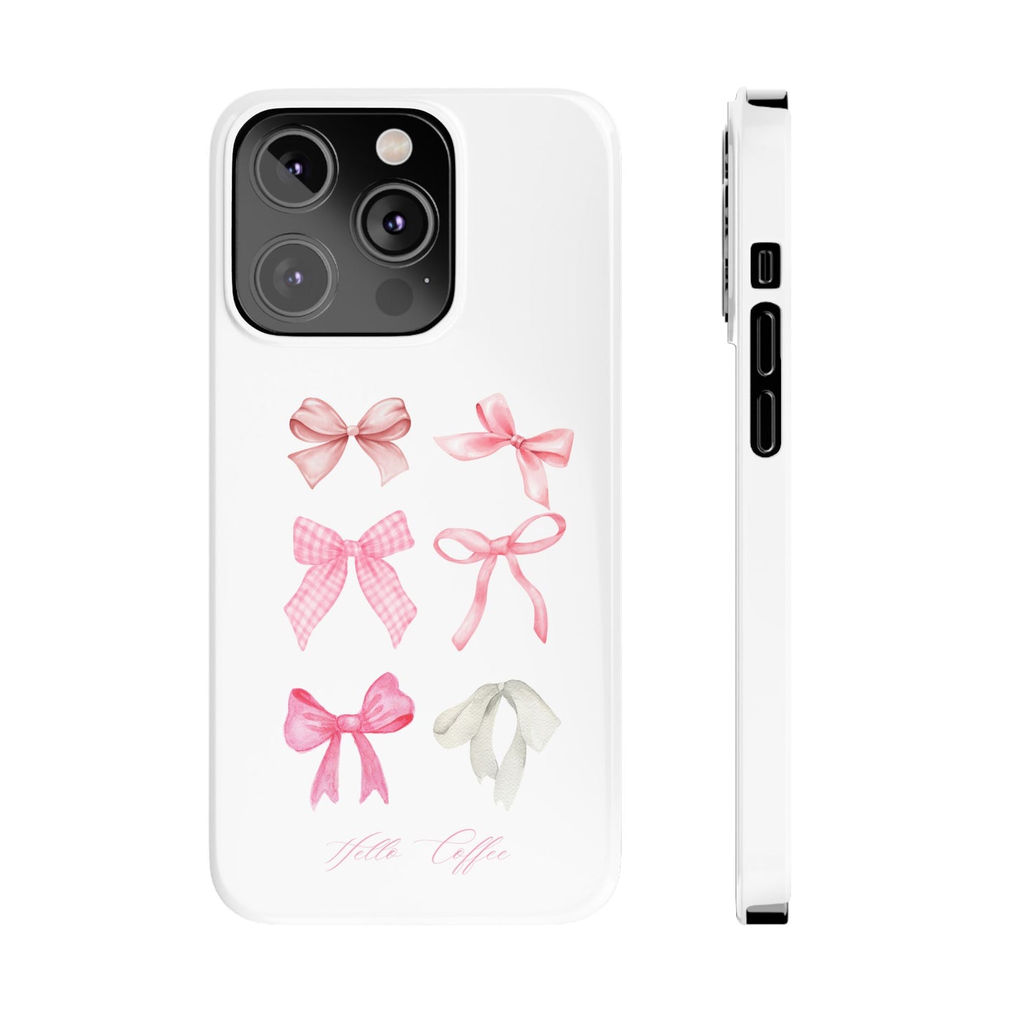Hello Coffee Bows Case