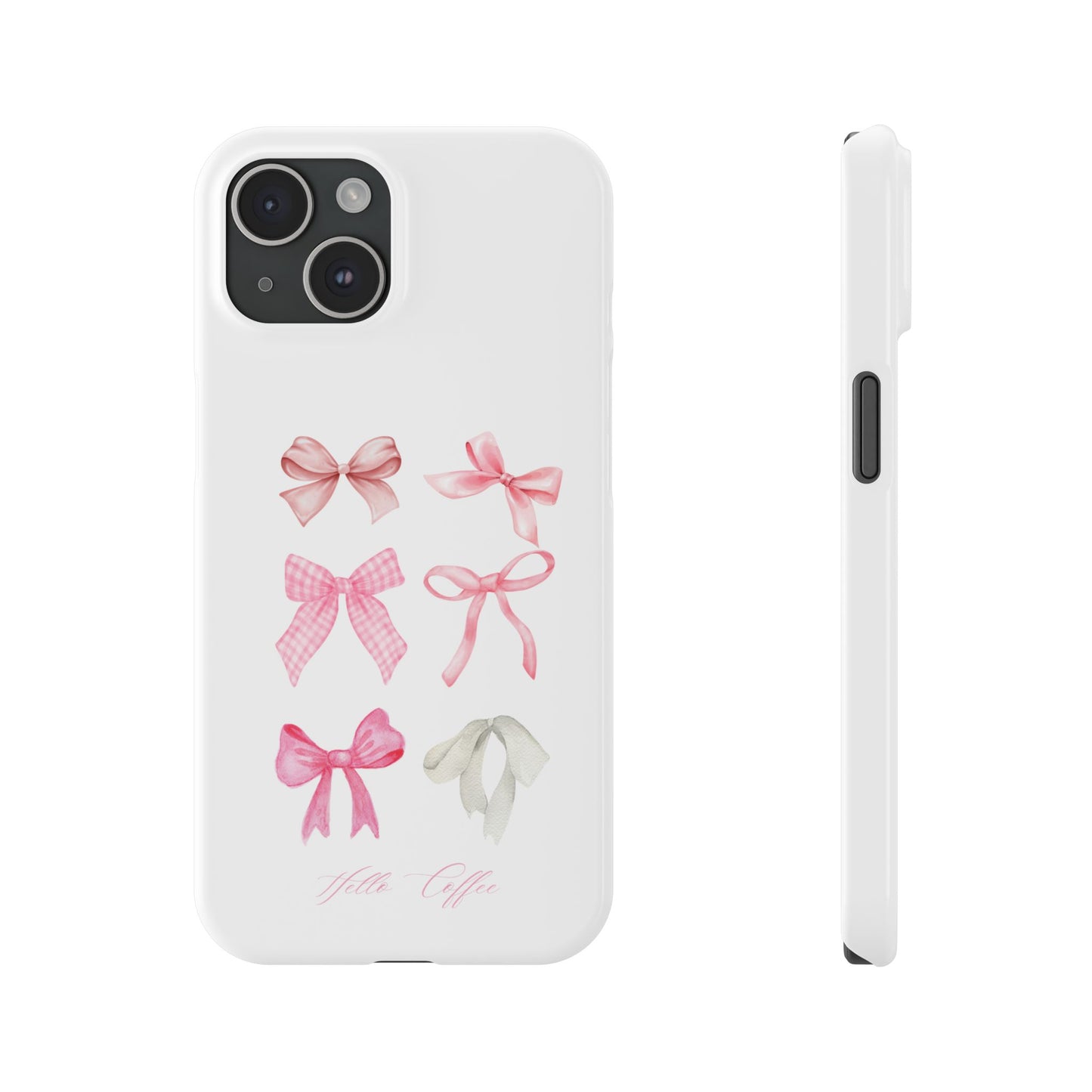 Hello Coffee Bows Case