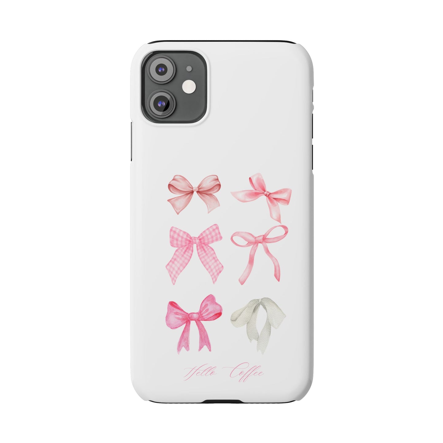 Hello Coffee Bows Case