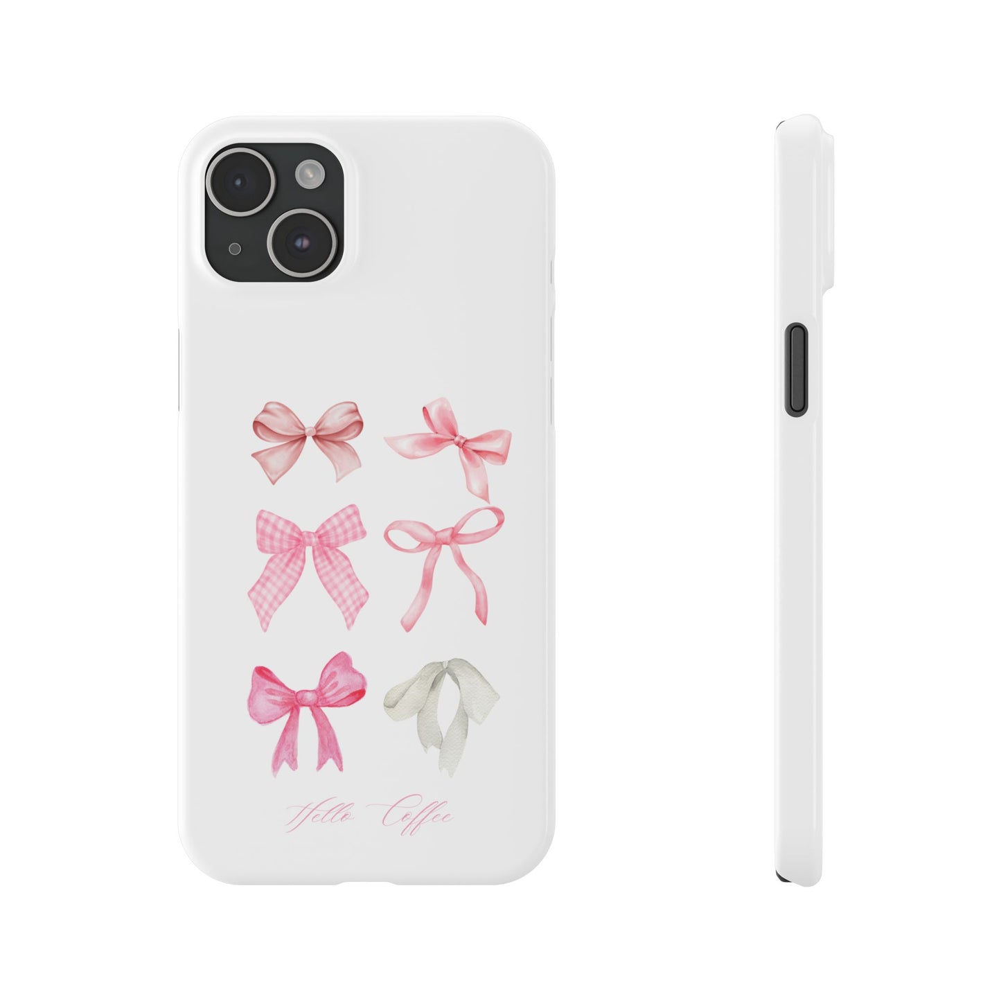 Hello Coffee Bows Case