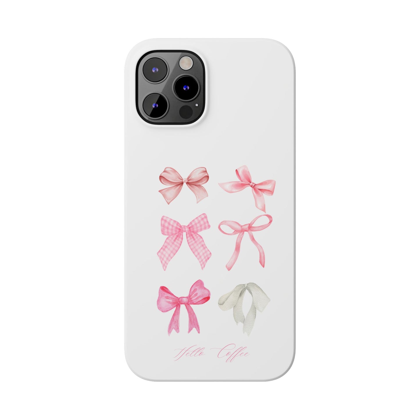 Hello Coffee Bows Case