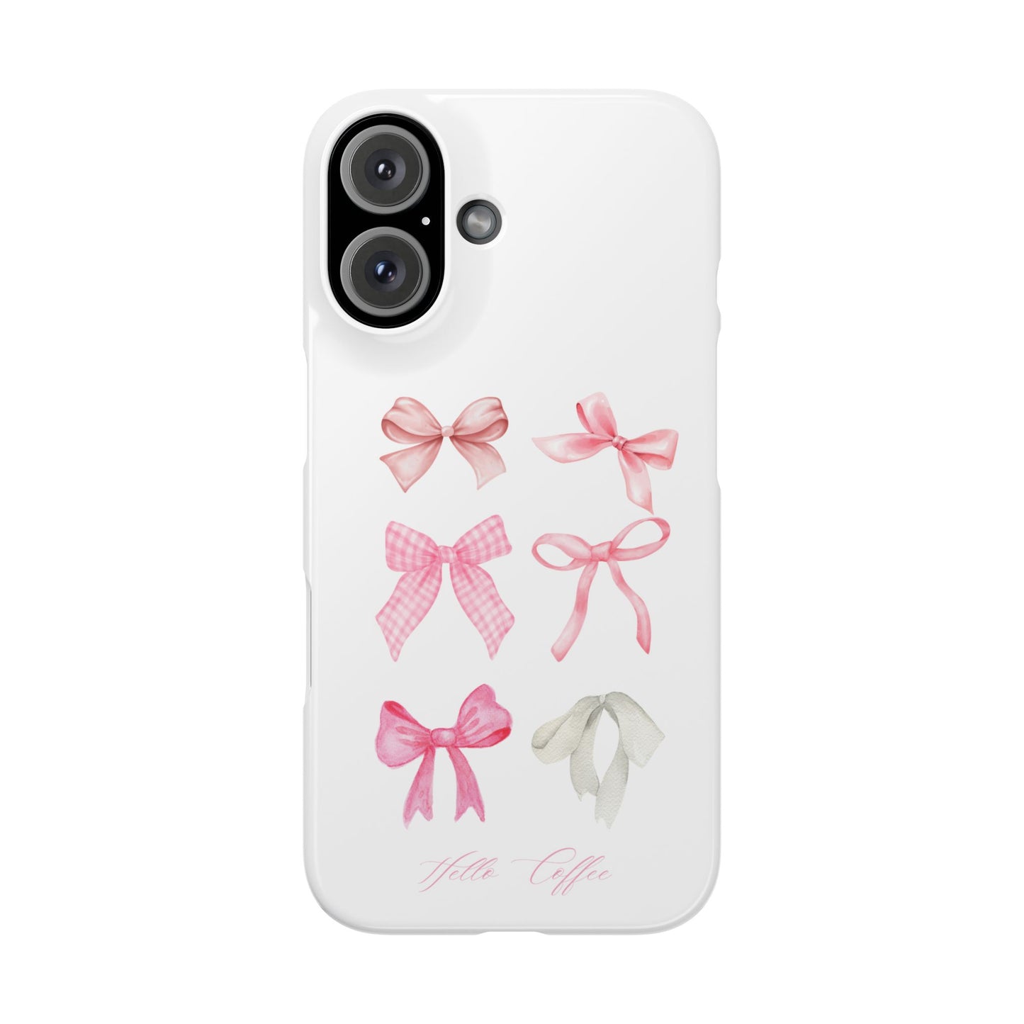 Hello Coffee Bows Case