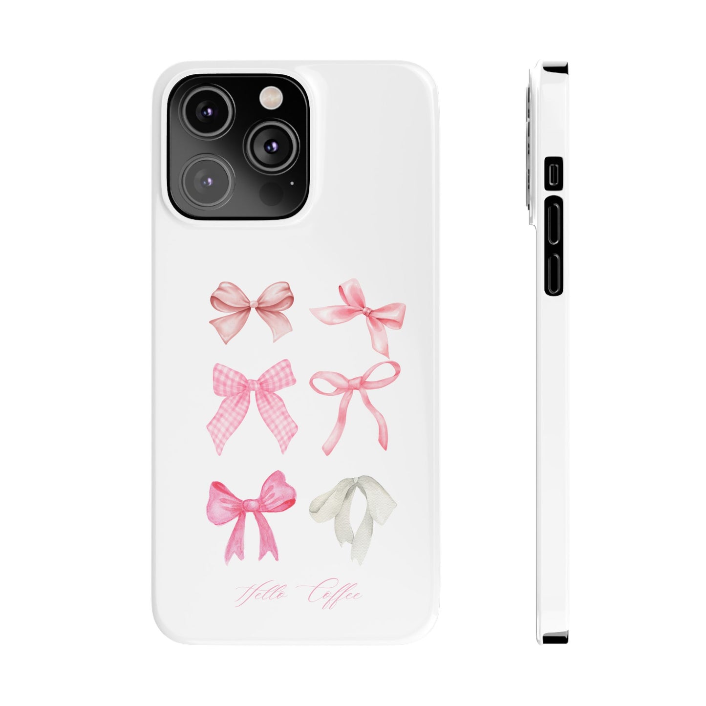 Hello Coffee Bows Case