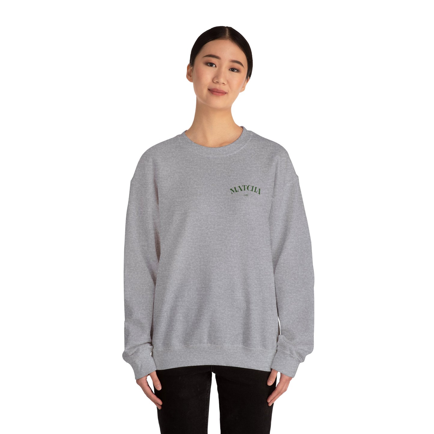 Embroidered Drink Good Matcha Crewneck