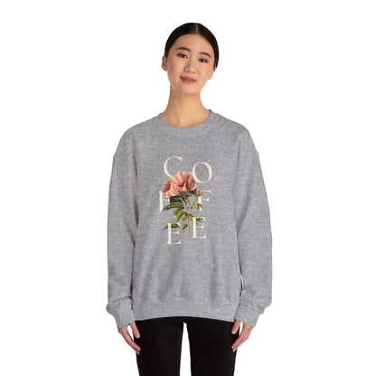 Floral Coffee Graphic Crewneck