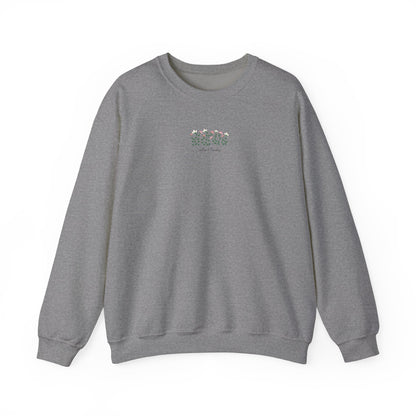 Presso Coffee Flowers Crewneck