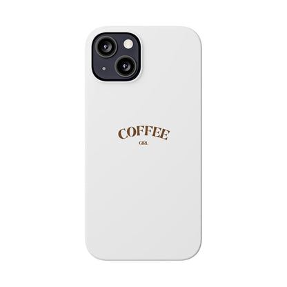 Coffee Girl Slim Phone Case