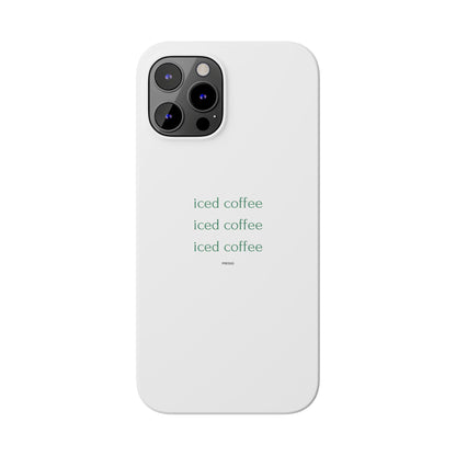 Iced Coffee Slim Phone Case