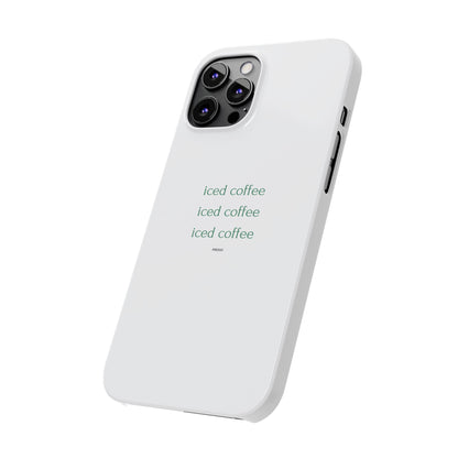 Iced Coffee Slim Phone Case