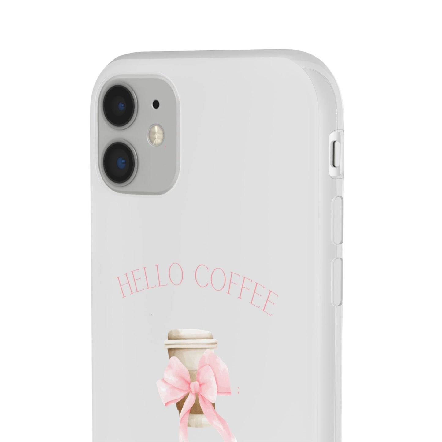 Hello Coffee Bows Flexi Case