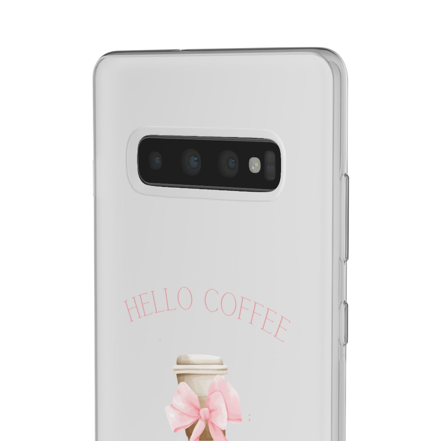 Hello Coffee Bows Flexi Case