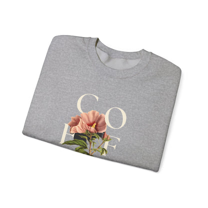 Floral Coffee Crewneck