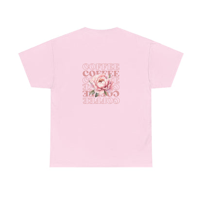 Coffee Repeating Florals Tee