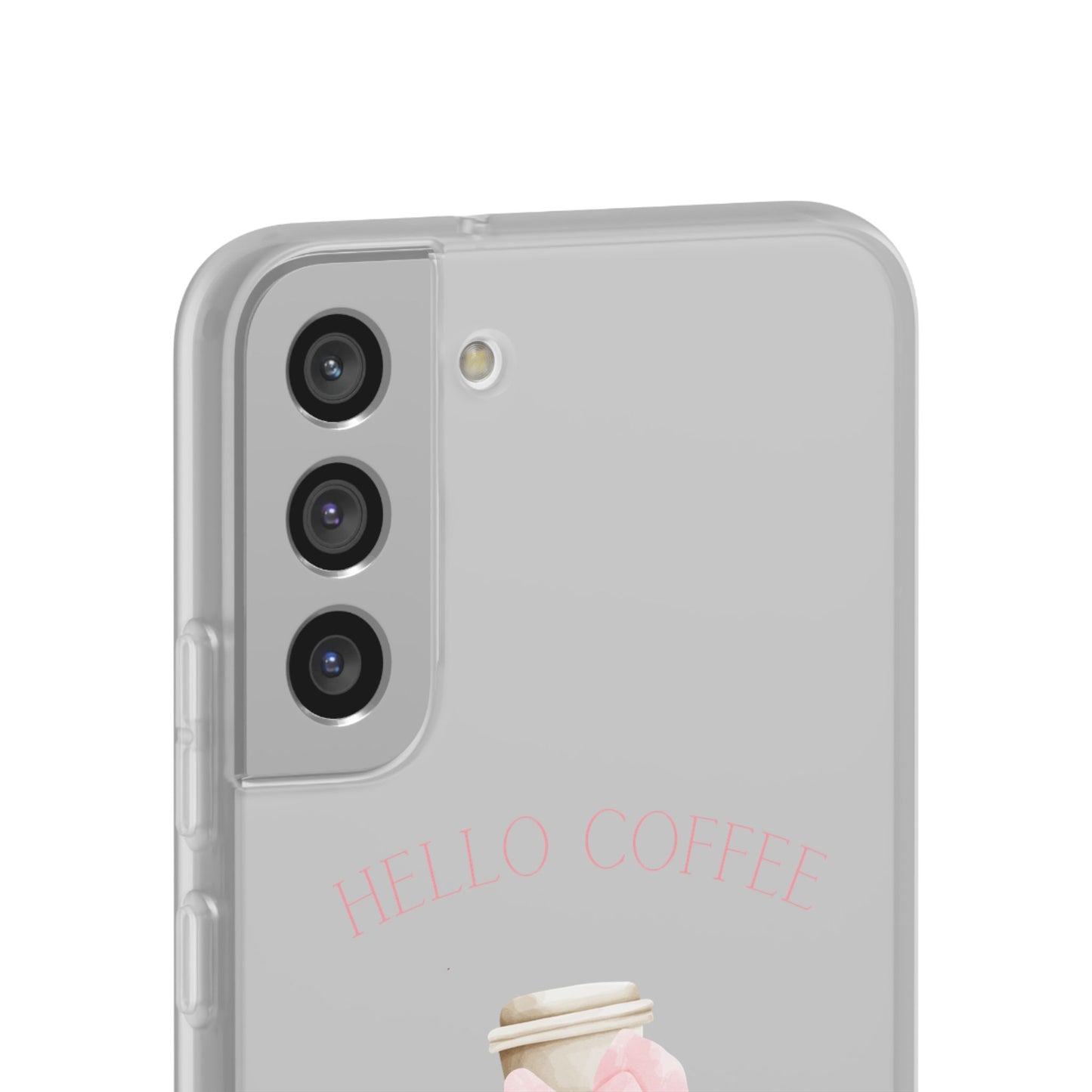 Hello Coffee Bows Flexi Case