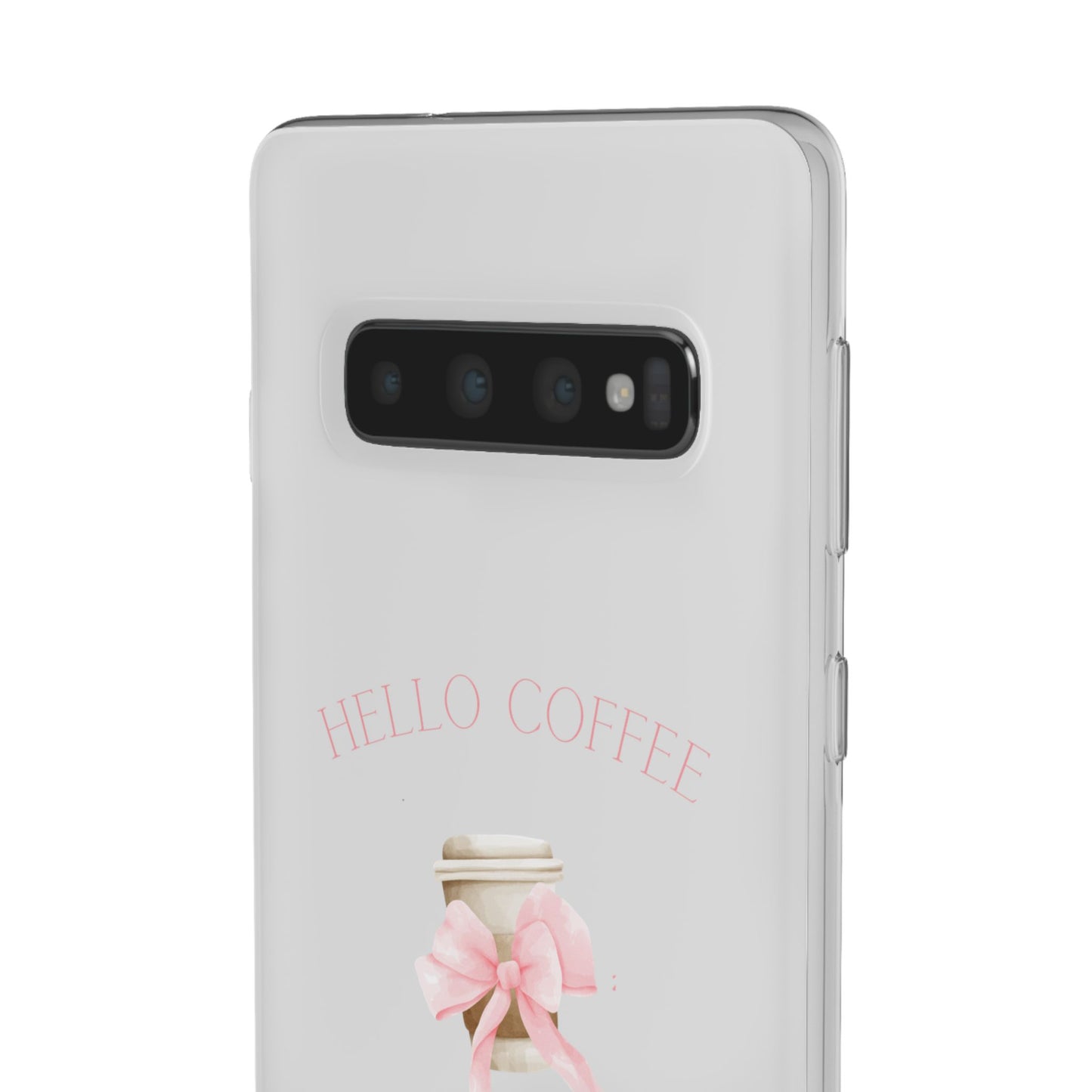 Hello Coffee Bows Flexi Case