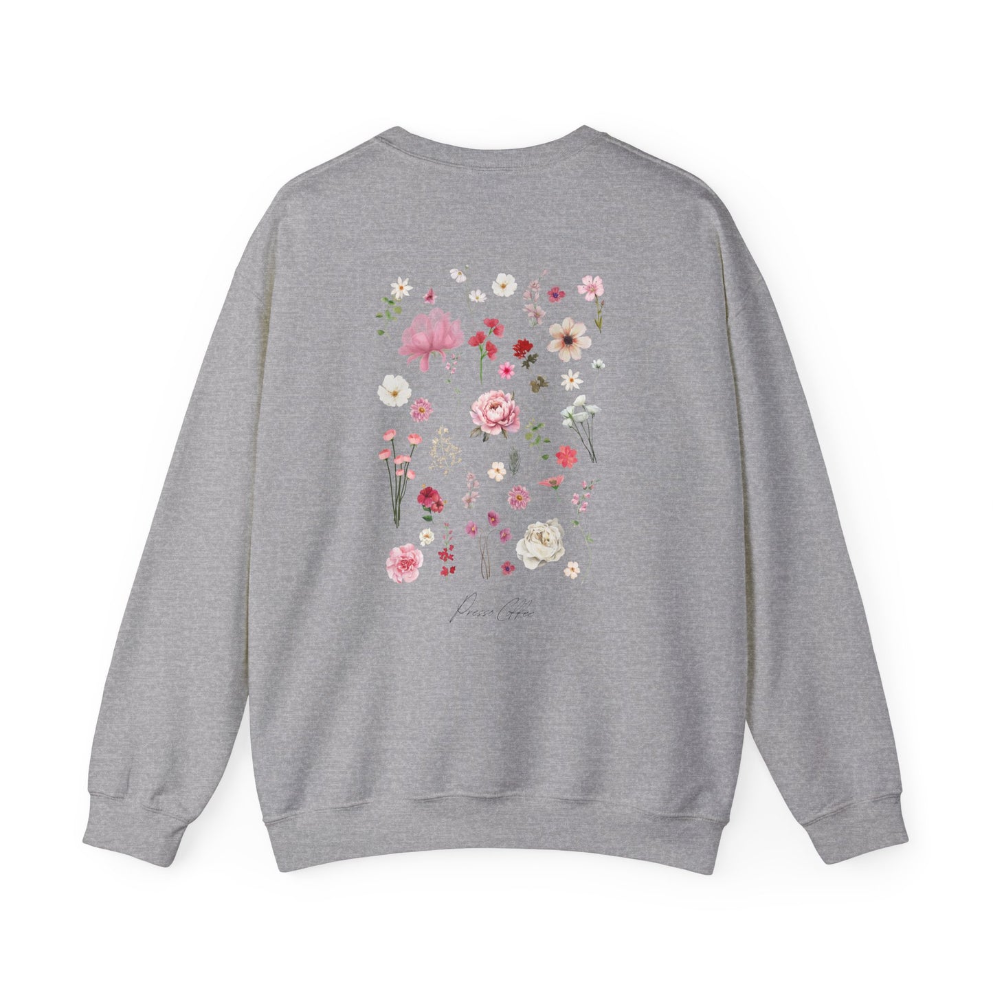 Presso Coffee Flowers Crewneck