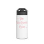 Iced Coffee Club Stainless Steel Water Bottle, Standard Lid