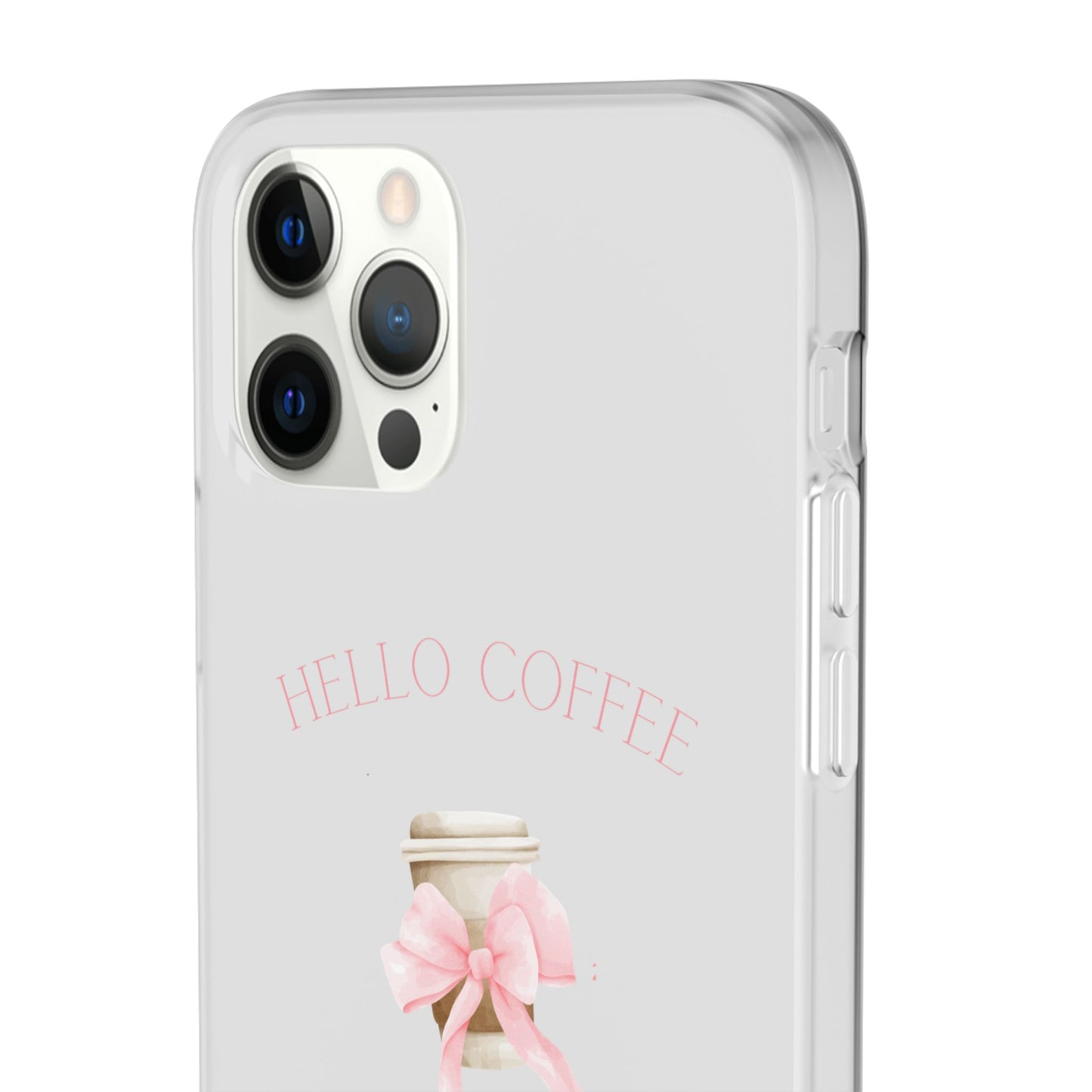 Hello Coffee Bows Flexi Case