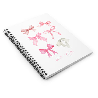 Bows Hello Coffee Notebook