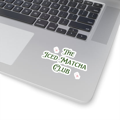 Iced Matcha Club Green Sticker