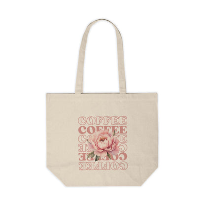 Coffee Florals Tote