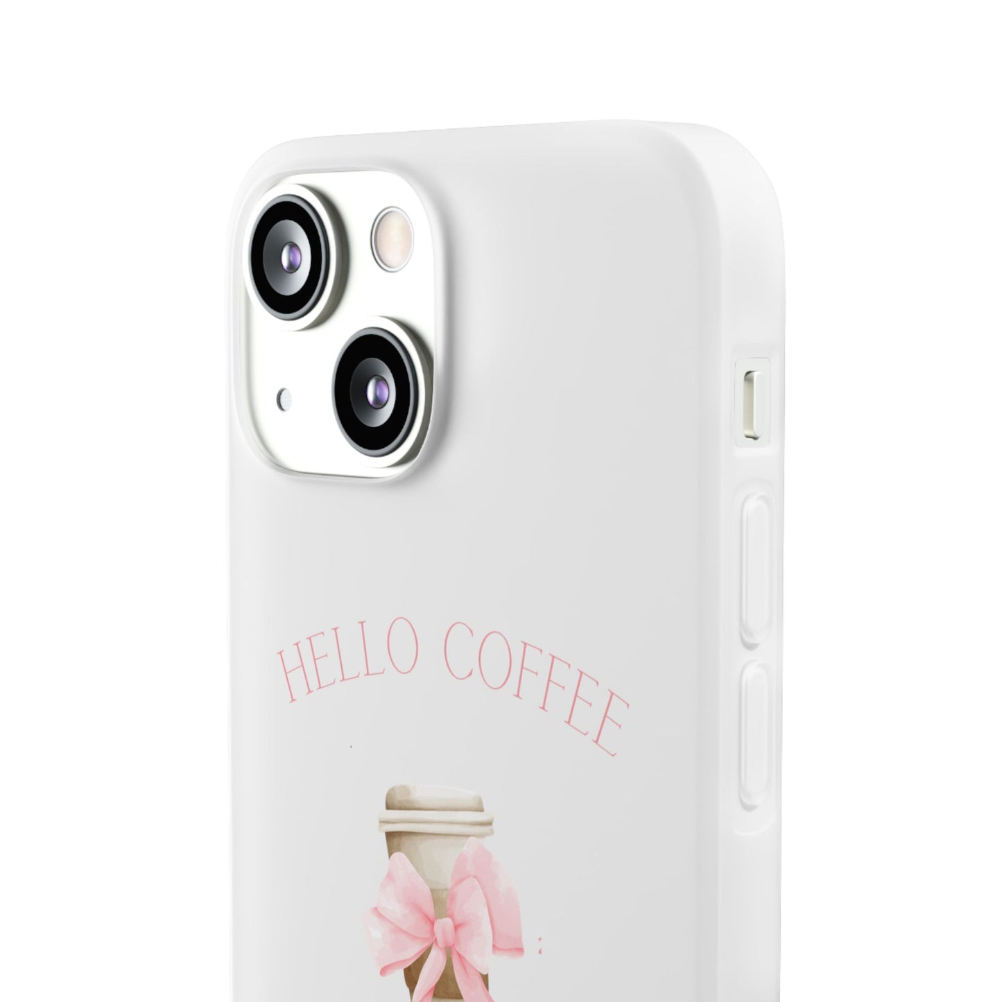 Hello Coffee Bows Flexi Case