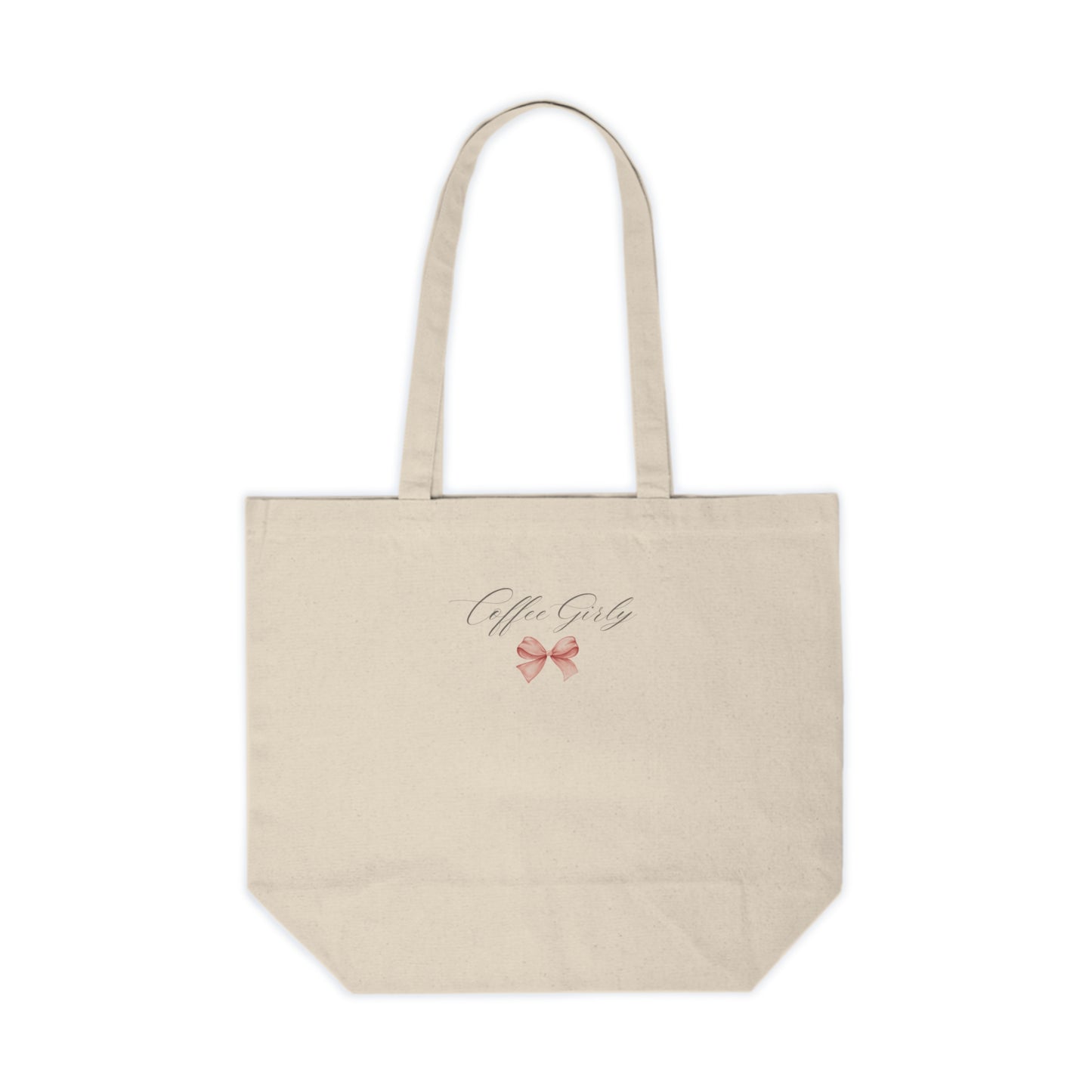 Coffee Girly Bow Tote