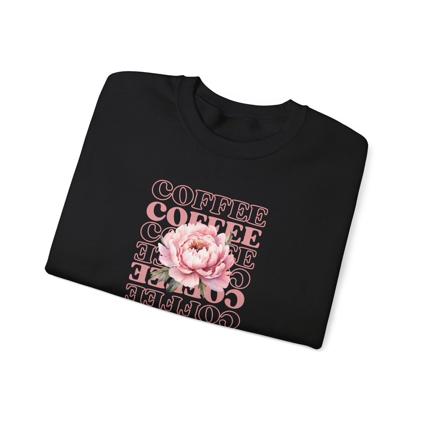 Repeating Coffee Flower Crewneck