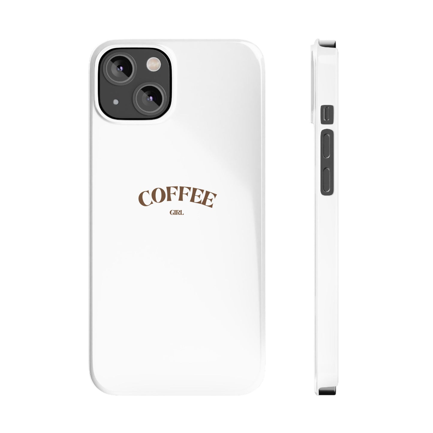 Coffee Girl Slim Phone Case