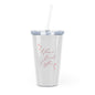 Mama Needs Coffee Plastic Tumbler w/ Straw