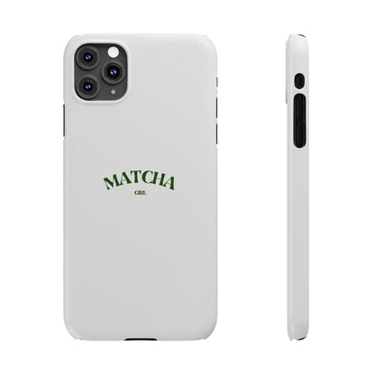 Matcha Girl Slim Phone Case