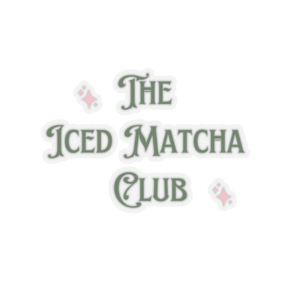 Iced Matcha Club Green Sticker