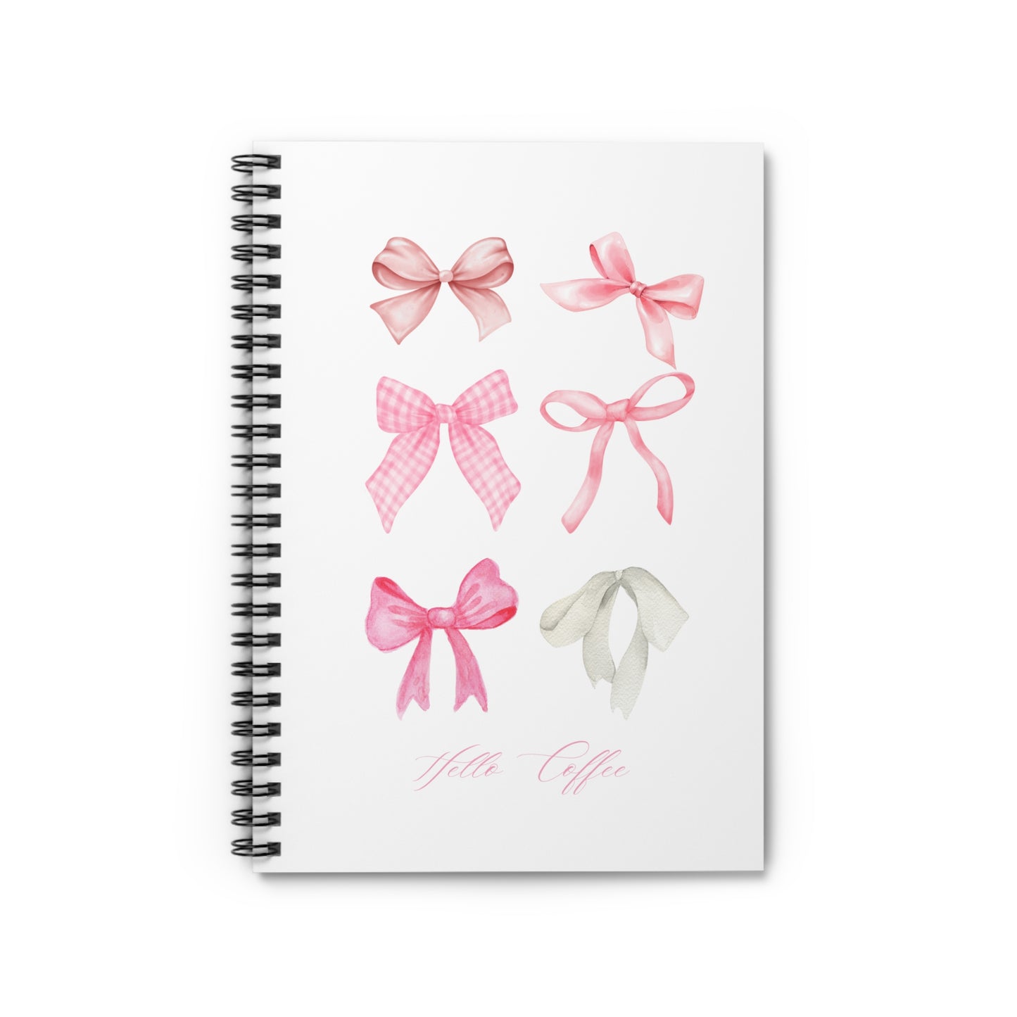 Bows Hello Coffee Notebook