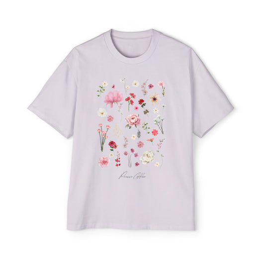 Presso Coffee Florals Oversized Tee