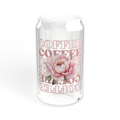 Coffee Floral Sipper