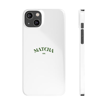 Matcha Girl Slim Phone Case