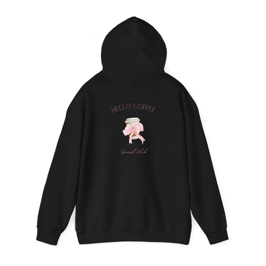 Hello Coffee Bows Hoodie