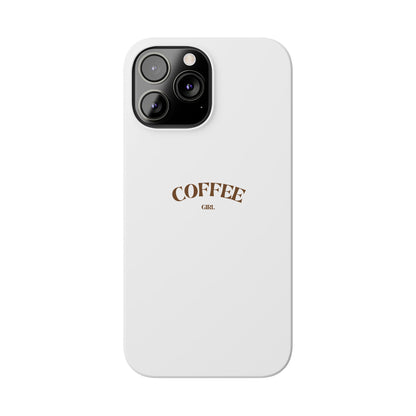 Coffee Girl Slim Phone Case