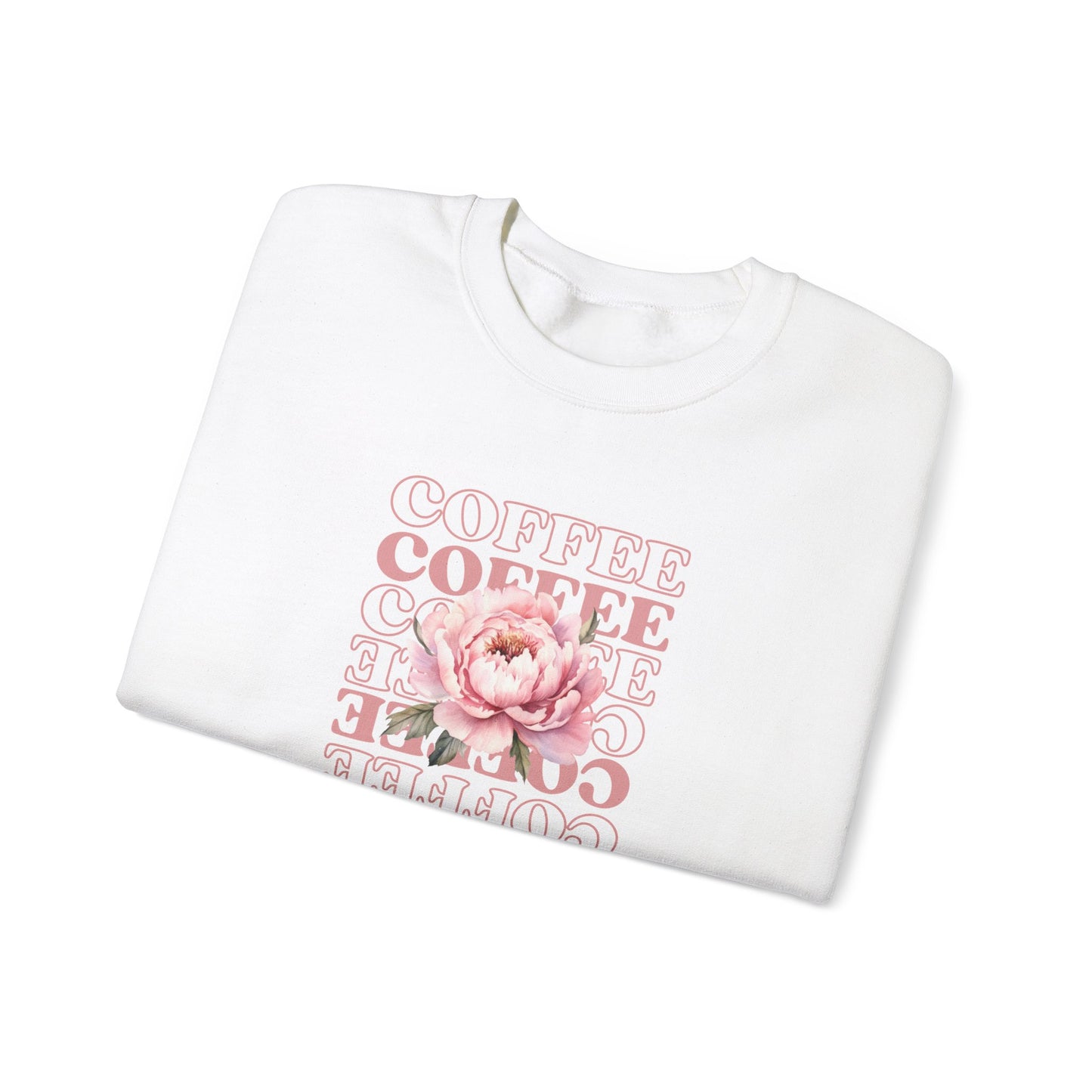 Repeating Coffee Flower Crewneck