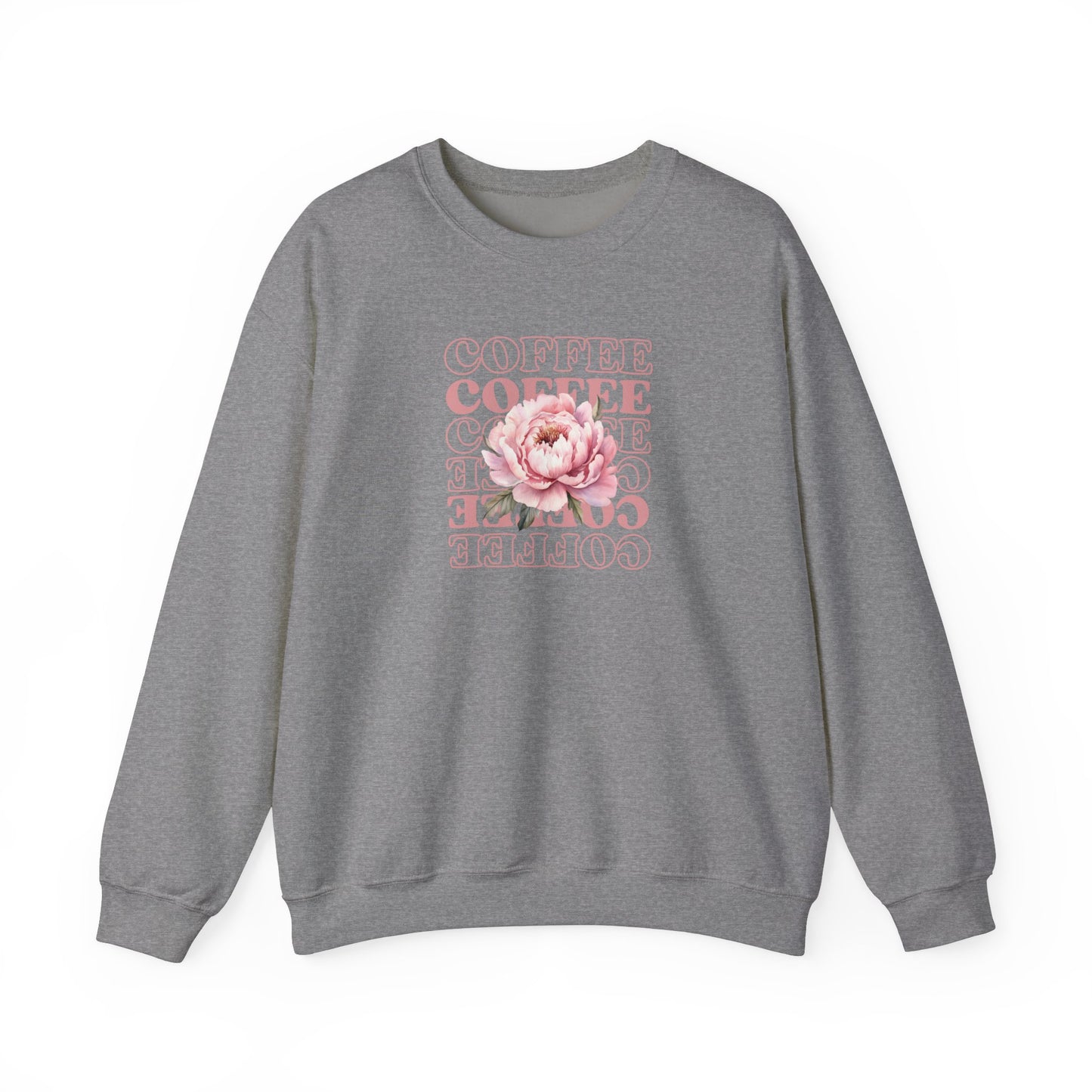 Repeating Coffee Flower Crewneck