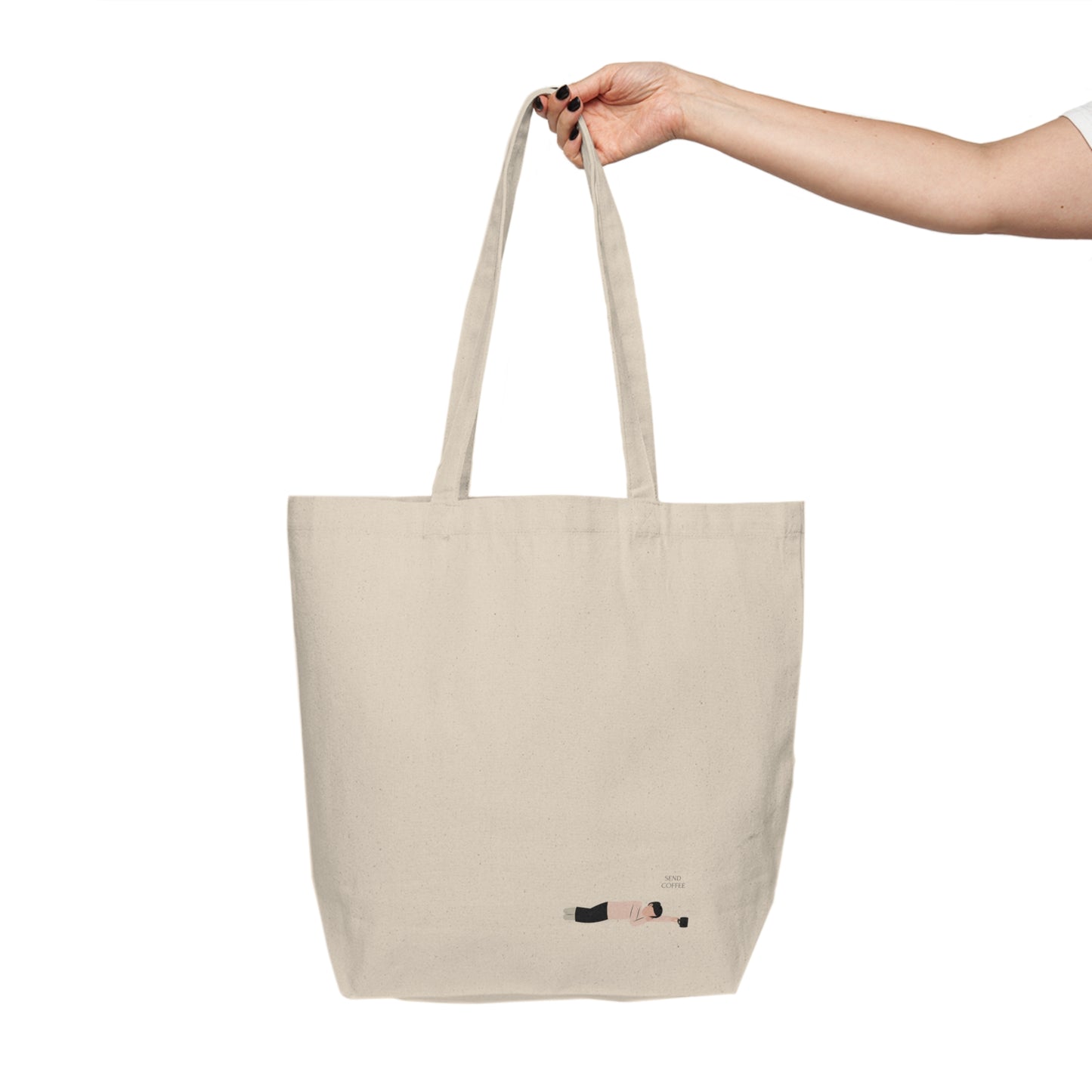 Send Coffee Graphic Tote