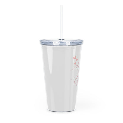 Mama Needs Coffee Plastic Tumbler w/ Straw