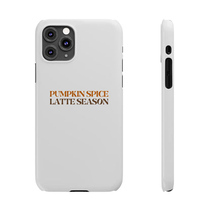 Pumpkin Spice Latte Season Slim Phone Case